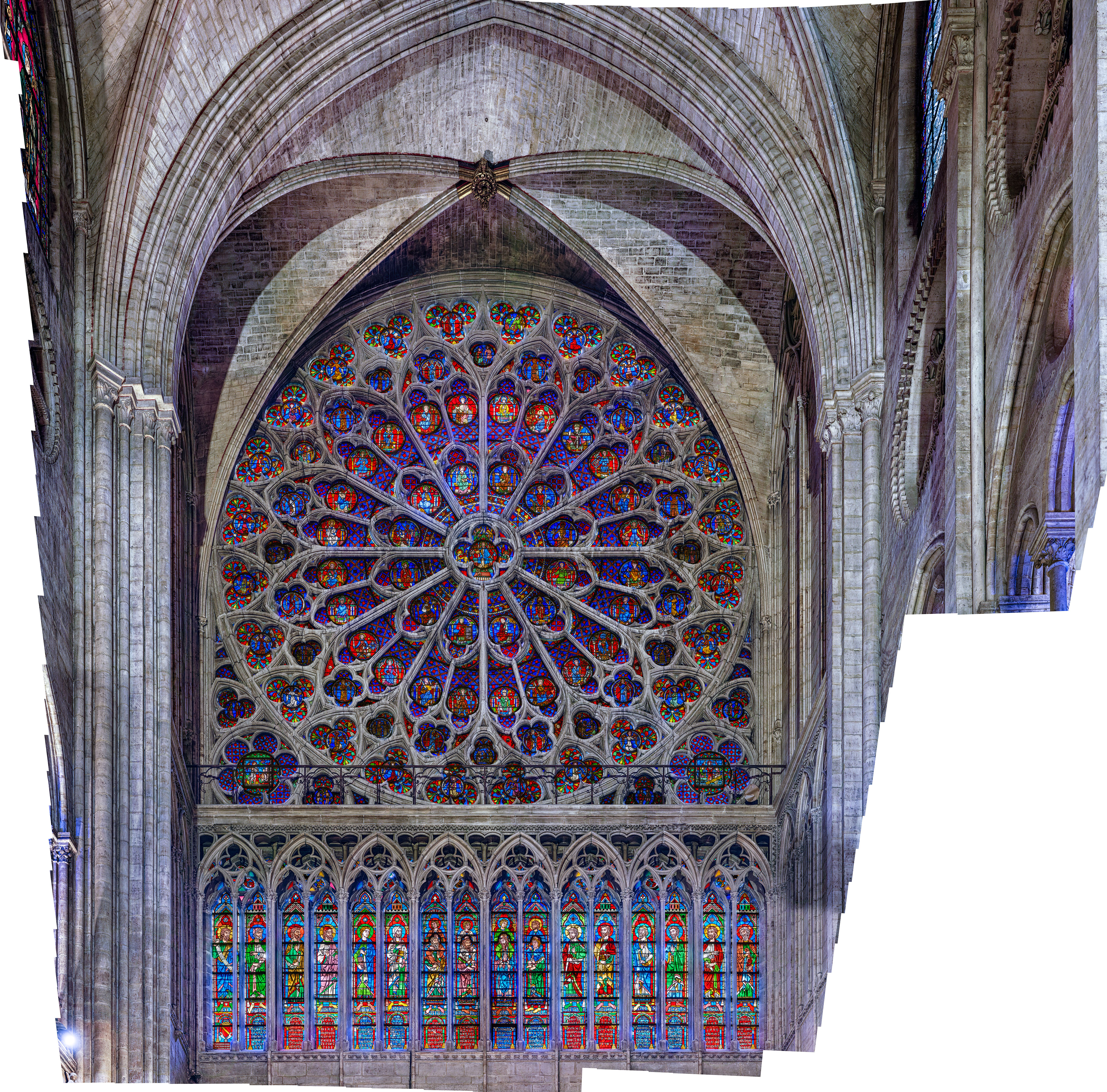 Rose Sud     Notre Dame Paris     Photo Gigapixel Gigascope